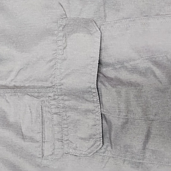 Burnside Men’s Gray Cargo Shorts | Utility Pocket Casual Shorts | Size - Picture 6 of 6